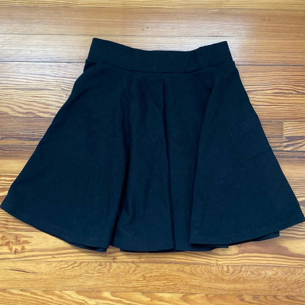 Black A-line Skirt